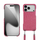 Guscio Apple iPhone 17 Pro con tracolla - Serpent ciclamino ( Pantone #9E4C6E ) 