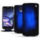 Custodia in pelle Lenovo Moto Z - Bleu Patine