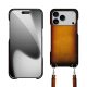 Apple iPhone 17 Pro shell with shoulder strap - Fauve Patine