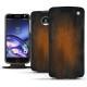 Lederschutzhülle Lenovo Moto Z - Marron Patine