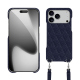 Apple iPhone 17 Pro shell with shoulder strap - Cobalt - Couture ( Pantone #2b253f ) 