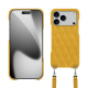 Schutzhülle mit Schulterriemen Apple iPhone 17 Pro - Jaune soulèu - Couture ( Pantone #F3B934 )