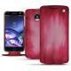 Lenovo Moto Z leather case - Rose Patine