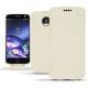 Lenovo Moto Z leather case - Blanc (  Nappa - White ) 