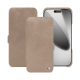 Funda de piel Apple iPhone 17 Pro - Taupe vintage ( Pantone #bda790 ) 