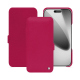Capa em pele Apple iPhone 17 Pro - Rose fluo ( Pantone #ff16b4 ) 