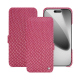 Capa em pele Apple iPhone 17 Pro - Serpent ciclamino ( Pantone #9E4C6E ) 