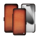 Apple iPhone 17 Pro leather case - Orange Patine