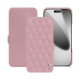 Lederschutzhülle Apple iPhone 17 Pro - Rose - Couture ( Nappa - Pantone #efbae1 ) 