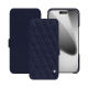 Apple iPhone 17 Pro leather case - Cobalt - Couture ( Pantone #2b253f ) 