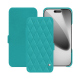 Funda de piel Apple iPhone 17 Pro - Bleu fluo - Couture