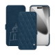 Funda de piel Apple iPhone 17 Pro - Blu mediterran - Couture ( Pantone #0E3043 )