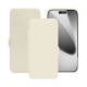 Capa em pele Apple iPhone 17 Pro - Blanc PU ( White ) 