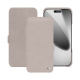 Apple iPhone 17 Pro leather case - Taupe innocent ( Pantone #d6d2c4 ) 