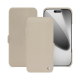 Apple iPhone 17 Pro leather case - Beige Veggie ( Pantone #dab9a1 ) 