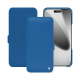 Housse cuir Apple iPhone 17 Pro - Bleu Veggie ( Pantone #3f5864 ) 