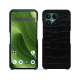 Funda de piel Fairphone 6 - Crocodile nero ( Noir / Black) 