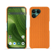 Funda de piel Fairphone 6 - Abaca arancio ( Pantone #d77540 )
