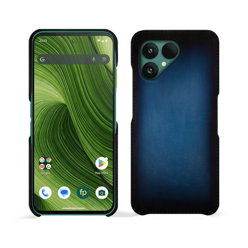 Funda Fairphone 6 premium – Funda de cuero de lujo a medida | NoreveBleu Patine