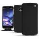 Custodia in pelle Lenovo Moto Z - Negre poudro