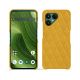 Custodia in pelle Fairphone 6 - Jaune soulèu - Couture ( Pantone #F3B934 )