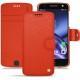 Lenovo Moto Z leather case - Papaye ( Pantone 180C ) 