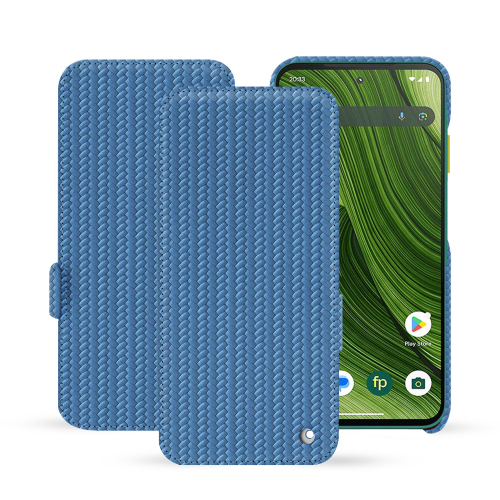 Capa com aba luxuosa para Fairphone 6 – Capa de couro premium personalizada | NoreveAbaca ishia ( Pantone #395775 ) 