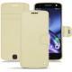 Capa em pele Lenovo Moto Z - Ivoire ( Sleek P C12 - White ) 