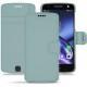 レザーケース Lenovo Moto Z - Bleu Ciel PU