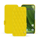 Funda de piel Fairphone 6 - Jaune fluo - Couture ( Pantone #c9ff57 ) 