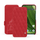 Housse cuir Fairphone 6 - Rouge troupelenc - Couture ( Pantone #AB191A )