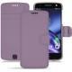 Housse cuir Lenovo Moto Z - Lilas PU
