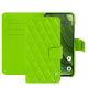 Funda de piel para cartera Fairphone 6 - Vert fluo - Couture ( Pantone #00ab5f ) 