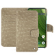 Custodia in pelle Fairphone 6 - Autruche desert ( Pantone #A39382 ) 