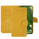 Fairphone 6 皮质钱包式手机壳 - Jaune soulèu ( Pantone #F3B934 )