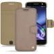 Lenovo Moto Z leather case - Taupe vintage ( Pantone 7530C ) 