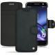 Housse cuir Lenovo Moto Z - Dark vintage ( Roughtcut - Black#5256 ) 