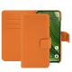 Fairphone 6 皮质钱包式手机壳 - Orange PU ( Pantone #ff9351 )