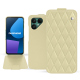 硬质真皮保护套 Fairphone 6 - Beige - Couture ( Nappa - Pantone #ceb888 ) 