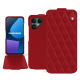 Lederschutzhülle Fairphone 6 - Rouge - Couture ( Nappa - Pantone #d50032 ) 
