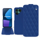 硬质真皮保护套 Fairphone 6 - Bleu océan - Couture ( Nappa - Pantone #15458a) 