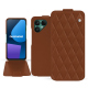 Funda de piel Fairphone 6 - Marron - Couture ( Nappa - Pantone #8B4720 ) 