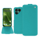 Fairphone 6 leather case - Bleu fluo