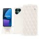 Custodia in pelle Fairphone 6 - Blanc escumo - Couture ( Pantone #D6D6D1 )