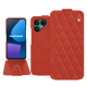 Custodia in pelle Fairphone 6 - Arange clouquié - Couture ( Pantone #D33108 )