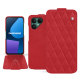 Funda de piel Fairphone 6 - Rouge troupelenc - Couture ( Pantone #AB191A )