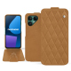 Custodia in pelle Fairphone 6 - Castan esparciate - Couture ( Pantone #824F2A )