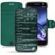 Funda de piel Lenovo Moto Z - Crocodile pino