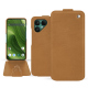 Fairphone 6 leather case - Castan esparciate ( Pantone #824F2A )