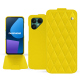 Capa em pele Fairphone 6 - Jaune fluo - Couture ( Pantone #c9ff57 ) 